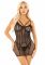 Бодістокінг Leg Avenue Heart Net Mini Dress One Size Black