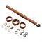 Фіксатор-розпірка LOCKINK Adjustable Spreader Bar Set, коричневий, шкіряний, ремені для шиї, рук/ніг