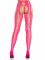 Колготки Leg Avenue Seamless Opaque Footless Suspender Hose One Size Neon Pink