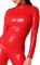 Комбінезон Noir Handmade F353 Red powerwetlook overall - 3XL