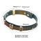 Нашийник LOCKINK Multi-color DIY Alphabet Collar, мультиколір, штучна шкіра, букви зі стразами