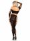 Комплект Leg Avenue Seamless Cut-Out Crop Top and Legging One Size Black