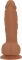 Фалоімітатор ADDICTION Steven 7.5" Silicone Dong Caramel, віброкуля в подарунок