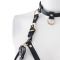 Портупея на грудь LOCKINK SEVANDA Queen Chest Harness with Removable Bra, чорна, зі знімними пестис