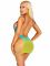Сукня Leg Avenue Seamless Ombre Faux Lace Up Mini Dress One Size Ocean
