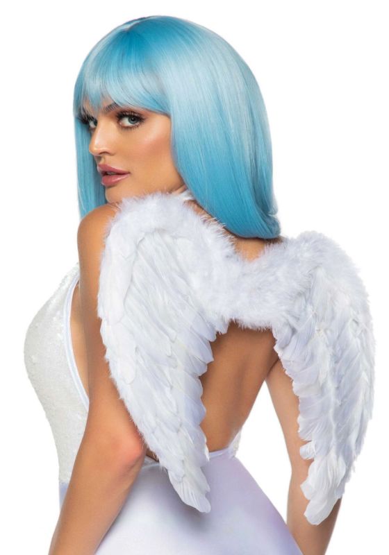 Крила ангела Leg Avenue Marabou Feather Angel Wings, справжнє пір'я