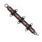БДСМ-набір LOCKINK The Flowering Serpent Bondage Set, чорний, з малюнком у вигляді змій, 12 предметів