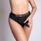 Трусики-бразиліана з фіксацією дилдо Strap-On-Me Harness Lingerie Idole – XS – Black, високі