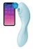 Вакуумний смарт-стимулятор із вібрацією Satisfyer Curvy Trinity 5 (Blue)  (м'яте паковання!!!)