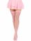 Панчохи-сітка Leg Avenue Nylon Fishnet Thigh Highs One size, Pink, дрібна сітка