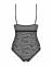 Мереживне боді з доступом Obsessive 818-TED-1 teddy XS/S, чорне