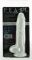 Фалоімітатор ADDICTION Pearl 8.5" Dildo with Balls, віброкуля в подарунок