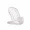 Клітка для пеніса LOCKINK SEVANDA Plastic Penis Chastity Cage, прозора, 3 кільця різних розмірів