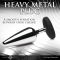 Анальна пробка Master Series Butt Slut Metal & Silicone Butt Plug - Silver