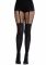 Колготки Leg Avenue Garter Illusion Tights with Net Detail One Size Black