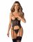 Корсет Obsessive Euridia corset & tanga XS/S