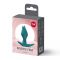 Анальна пробка Fun Factory BOOTIE FEM Bottle Green, у вигляді бутона, діаметр 2,9 см, тонкий обмежувач