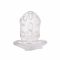 Клітка для пеніса LOCKINK SEVANDA Plastic Penis Chastity Cage, прозора, 3 кільця різних розмірів
