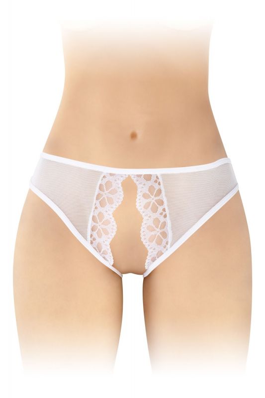 Трусики з відкритим доступом Fashion Secret Ambre White, сітка