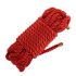 Мотузка для шибарі LOCKINK SEVANDA Shibari Pratice Rope, червона, 8 м, нейлон+бавовна