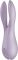Кліторальний вібратор Satisfyer Threesome 2 Violet, 3 гнучкі пальчики, 3 мотори