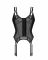 Корсет Obsessive Arrowel Black corset S/M, з підв’язками для панчіх