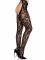 Колготки Leg Avenue Rose Lace Crotchless Tights with Open One Size Black