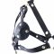 Портупея на грудь LOCKINK SEVANDA Queen Chest Harness with Removable Bra, чорна, зі знімними пестис