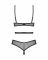 Боді Obsessive Euridia crotchless teddy M/L