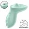 Вібратор для клітора з перлинною стимуляцією Satisfyer Exciterrr Mint, 2 незалежні мотори