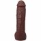 Фалоімітатор Doc Johnson The Realistic Cock ULTRASKYN - 12 Inch Hung with Balls Chocolate
