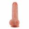 Фалоімітатор для секс-машин Hismith 8.25" Dual-density dildo with veins, система KlicLok