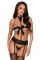 Комплект Kissable Bondage Kiss Set Black L/XL