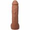 Фалоімітатор Doc Johnson The Realistic Cock ULTRASKYN - 12 Inch Hung with Balls Caramel
