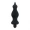 Анальна пробка з вібрацією Adrien Lastic Bullet Amuse Black, макс. діаметр 3,9 см
