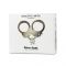 Наручники металеві Adrien Lastic Handcuffs Metallic (поліцейські)