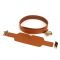 БДСМ-набір LOCKINK Bondage & Restraint Set, коричневий, натуральна шкіра, фіксатори, маска, кляп