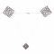 Затискачі для сосків з легкою підвіскою LOCKINK Adjustable Nipple Clamps with Light Pendant, сріблясті