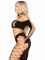 Комплект Leg Avenue Seamless Cut-Out Crop Top and Legging One Size Black