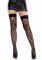 Панчохи Leg Avenue Worship Me Cross Net Thigh Highs One Size