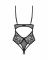 Тедді з доступом Obsessive Blomentis crotchless teddy, M/L, прозоре, відкрита спина, низ-стрінги