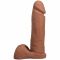 Фалоімітатор Doc Johnson The Realistic Cock ULTRASKYN - 8 Inch with Balls Caramel