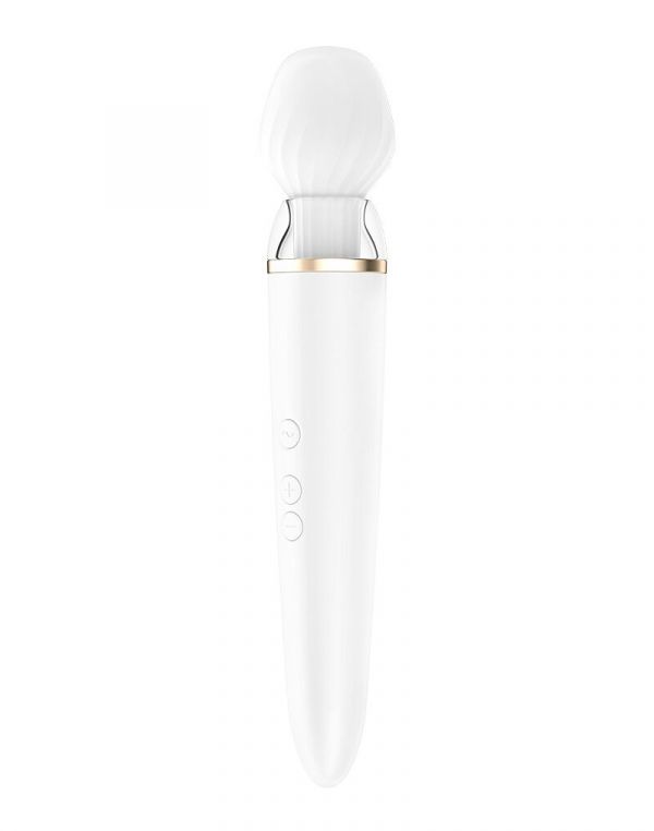 Смарт-вібромасажер зі змінною головкою Satisfyer Double Wand-er