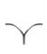 Трусики Noir Handmade P014 Dominae PVC panty with silver clasp 3XL