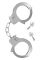 Металеві наручники Fetish Tentation Adjustable metal wrist cuffs, 2 ключі