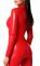 Комбінезон Noir Handmade F353 Red powerwetlook overall - 3XL