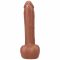 Фалоімітатор Doc Johnson The Realistic Cock ULTRASKYN - 9 Inch with Balls Caramel