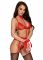 Комплект Kissable Bondage Kiss Set Red S/M