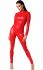 Комбінезон Noir Handmade F353 Red powerwetlook overall - 3XL