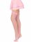 Панчохи-сітка Leg Avenue Nylon Fishnet Thigh Highs One size, Pink, дрібна сітка